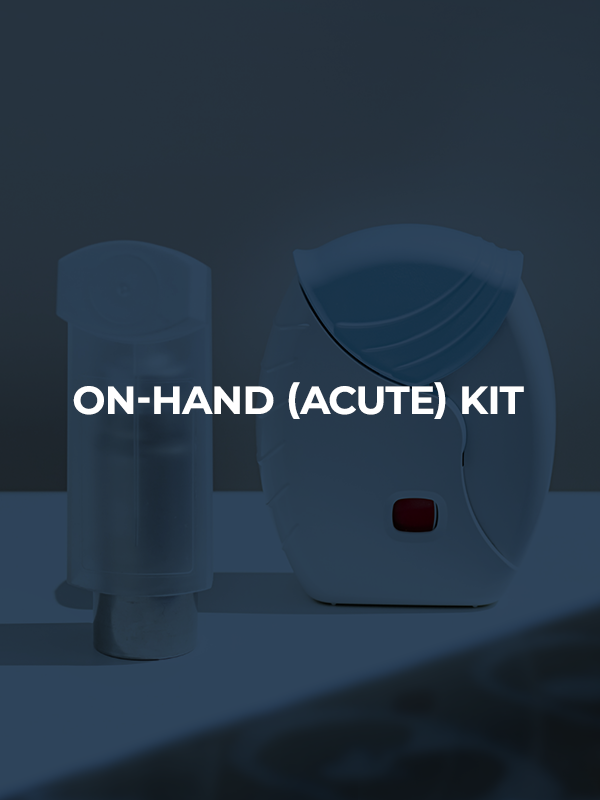 Symbolic photo representing the ON HAND (ACCUTE) KIT for Covid.