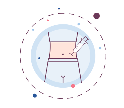 Illustration representing the Insulin Resistance Protocol and its focus on blood sugar regulation.